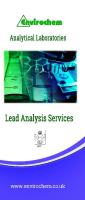 Envirochem Lead Analysis Services